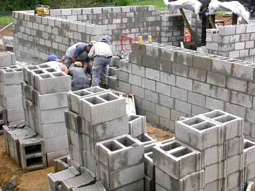 Строительство дома из шлакоблоков  строим с нуля своими руками