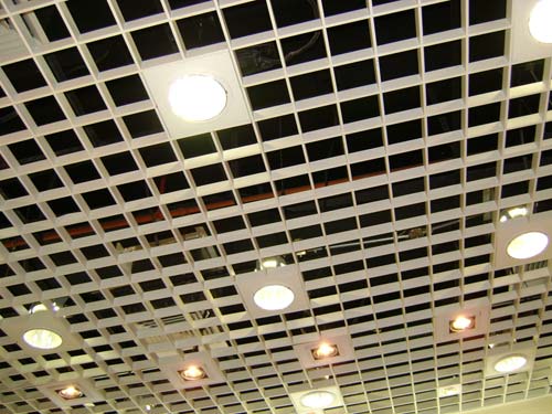 Технология монтажа подвесного потолка Грильято: схема сборки